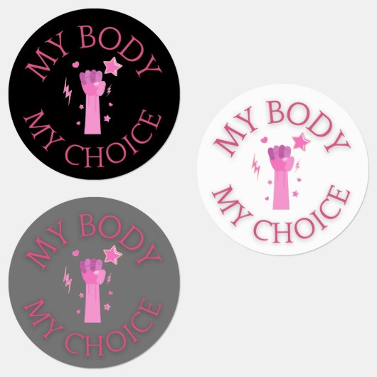 私の体私の選択ピンク拳フェミニスト ラベル (グループ)