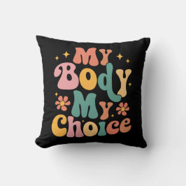私の体私の選択フェミニストプロの選択 クッション