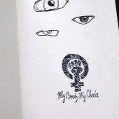 私の体私の選択フェミニストプロチョイス ラバースタンプ