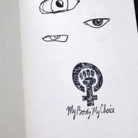私の体私の選択フェミニストプロチョイス ラバースタンプ