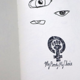 私の体私の選択フェミニストプロチョイス ラバースタンプ