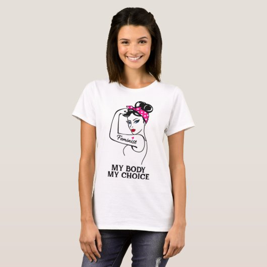 私の体私の選択プロの生殖権 Tシャツ (正面フル)