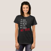私の体、あなたのものじゃない Tシャツ (正面フル)
