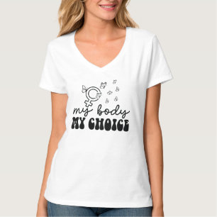 私の体、私の選択 Tシャツ