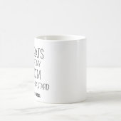 私の何かに就いておめでとう コーヒーマグカップ (中央)