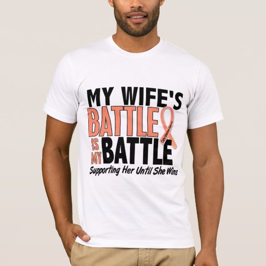 私の余りに戦いの妻の子宮の蟹座 Tシャツ (正面)