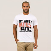 私の余りに戦いの妻の子宮の蟹座 Tシャツ (正面フル)