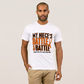 私の余りに戦いの姪の白血病 Tシャツ (正面フル)