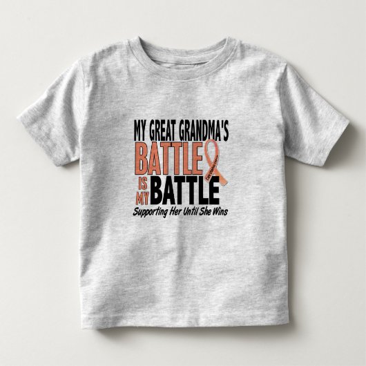 私の余りに戦いの曾祖母の子宮の蟹座 トドラーTシャツ (正面)