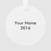 私の余分染色体は私をクリスマス光らせます オーナメント (裏面)