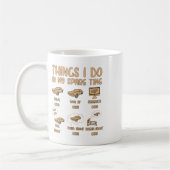 私の余暇の車の愛好家の中で行うことおもしろい コーヒーマグカップ (左)