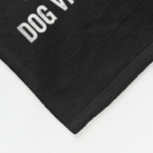 私の余暇の過ごし方 犬パパ 面白い 犬好き フリースブランケット (角)