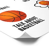 私の余暇バスケットボールの仕事 ポスター (角)