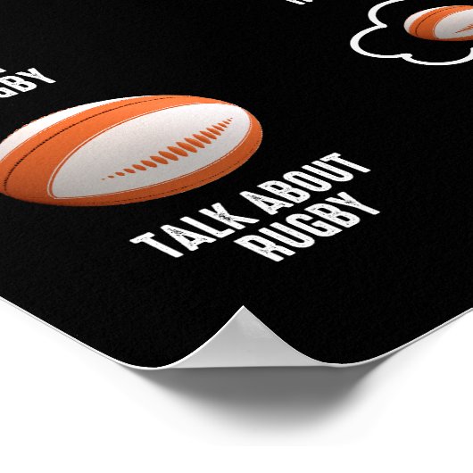 私の余暇ラグビーで行うこと ポスター (角)