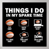 私の余暇ラグビーで行うこと ポスター (正面)