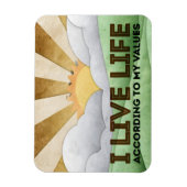 「私の価値観」モチベーション肯定柔軟 マグネット (縦)