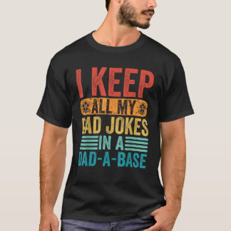 私の保すべてのパパはパパでジョークAベースヴィンテージFa Tシャツ