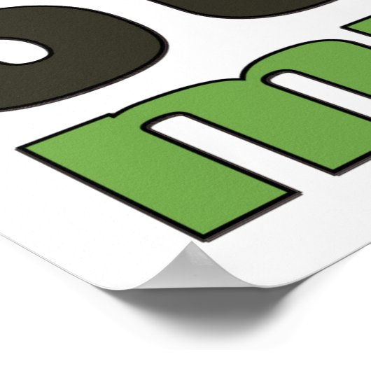 私の保ウンチ猫好きのポスター ポスター (角)