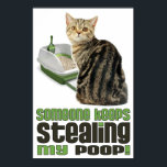 私の保ウンチ猫好きのポスター ポスター<br><div class="desc">このデジタルコラージュはスマイルを持って来ることが保証され、どこでも猫好きに笑う。会社素晴らしも誰かがあなたの保物を取る時！複数のサイズ、大きいサイズまたは小さいサイズで利用可能。猫のウンチポスターを注文！</div>