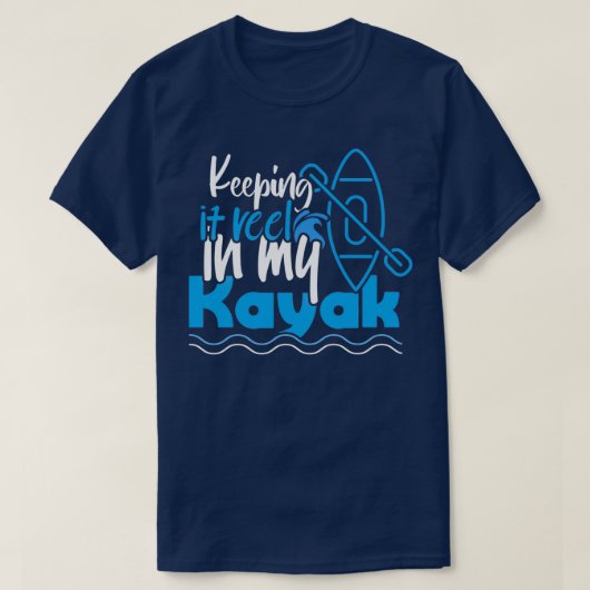 私の保カヤックに巻き込まれる Tシャツ (デザイン正面)