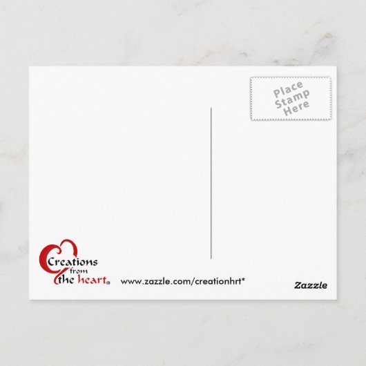 私の保コルチから手を離せ!カード ポストカード (裏面)