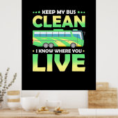 私の保バスはクリーン ポスター (キッチン)