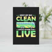 私の保バスはクリーン 出欠カード (スタンド正面)