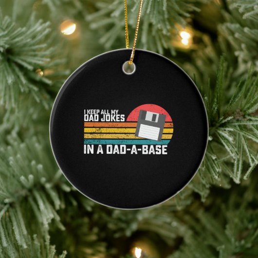 私の保パパはすべてベースのパパでジョーク セラミックオーナメント (ツリー)