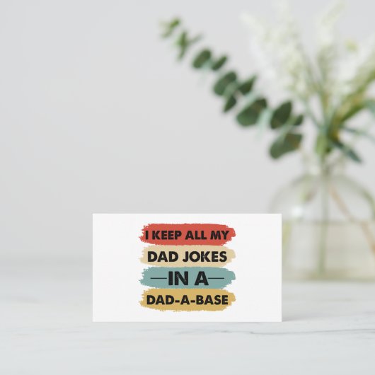 私の保パパはパパベースのパパでジョークを飛ばす 名刺 (スタンド正面)