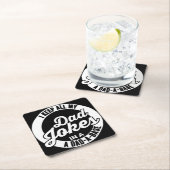 私の保パパは全てパパでジョーク基本パパジョーク スクエアペーパーコースター (インサイチュ)