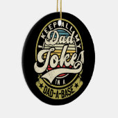 私の保パパは全てパパでジョーク基本パパジョーク セラミックオーナメント (右)