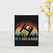 私の保パパは全てパパの父親の日で冗談を言う カード (黄色い花)