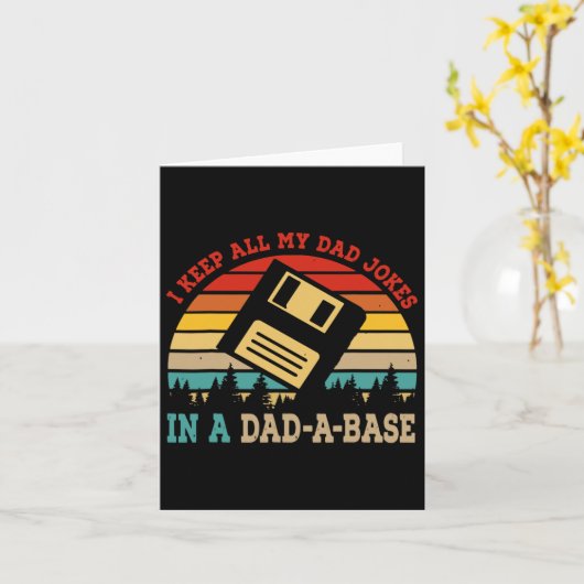 私の保パパは全てパパの父親の日で冗談を言う カード (黄色い花)