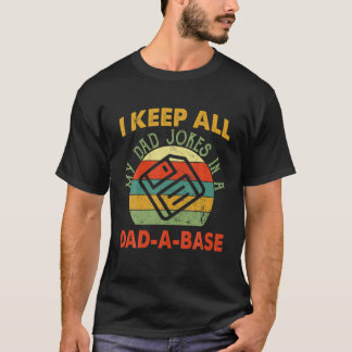 私の保パパは全てパパAベースのヴィンテージでジョークを飛ばす Tシャツ