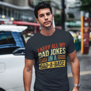 私の保パパは全てパパAベースのDでジョークを父の飛ばす Tシャツ