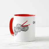 私の保声を大きく鳴らす。通常。 マグカップ (正面左)