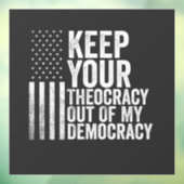 私の保民主主義ハリスの神権政治 ウィンドウサイン (シート3)