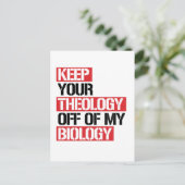 私の保生生学の神学 ポストカード (スタンド正面)