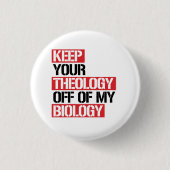 私の保生生学の神学 缶バッジ (正面)