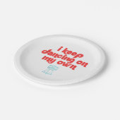 私の保踊りは自分のフィルフィラデルフィア ペーパープレート (アングル)