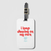 私の保踊りは自分のフィルフィラデルフィア ラゲッジタグ (正面縦)