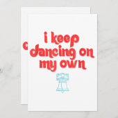 私の保踊りは自分のフィルフィラデルフィア 招待状 (正面/裏面)