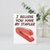 私の信じホップラーを持っている ポストカード (スタンド正面)