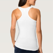 私の信仰は私の恐怖より大きいRacerback Tank Top タンクトップ (裏面)