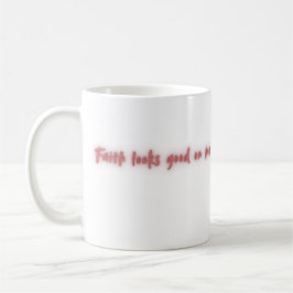 私の信念は素敵 Faith Looks Good on Me 信心深いデザイン コーヒーマグカップ