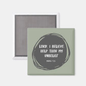 私の信救済じ難い聖書の詩 マグネット (正面/裏面)