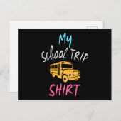 私の修学旅行シャツ ポストカード (正面/裏面)