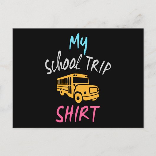 私の修学旅行シャツ ポストカード (正面)
