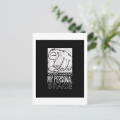 私の個人的な宇宙おもしろい10代の語 ポストカード (スタンド正面)