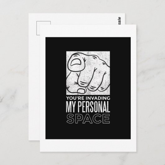 私の個人的な宇宙おもしろい10代の語 ポストカード (正面/裏面)